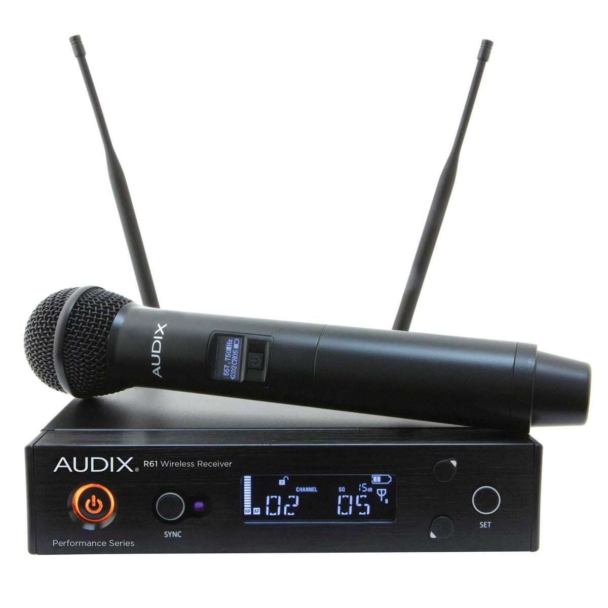 

Audix R61 Receiver with OM2, B60 Transmitter & ADX10 Mic, Band: 522MHz - 586MHz