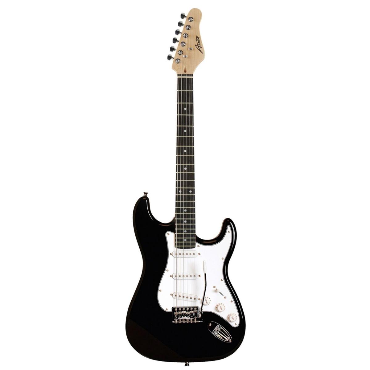 Austin AST100 Classic Double Cutaway Electric Guitar, Black -  AST100BK