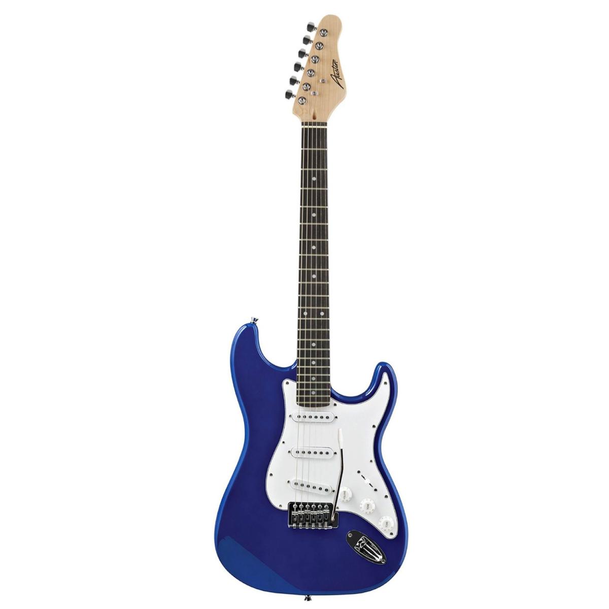 

Audix Austin AST100 Series Classic Double Cutaway Electric Guitar, Blue