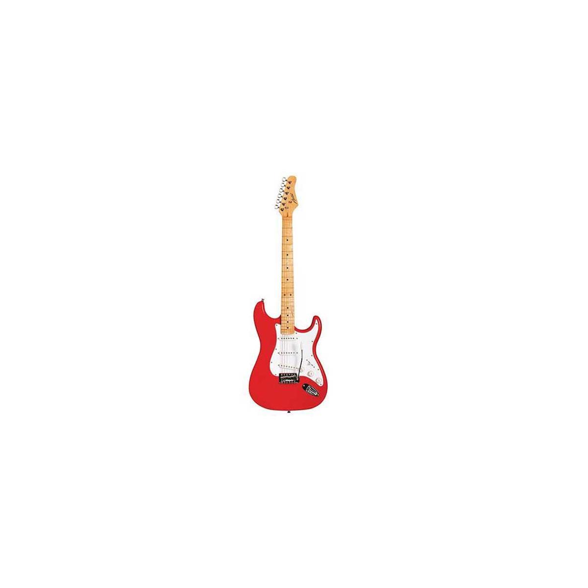 Austin AST100 Series Classic Double Cutaway Electric Guitar, Red -  AST100RD