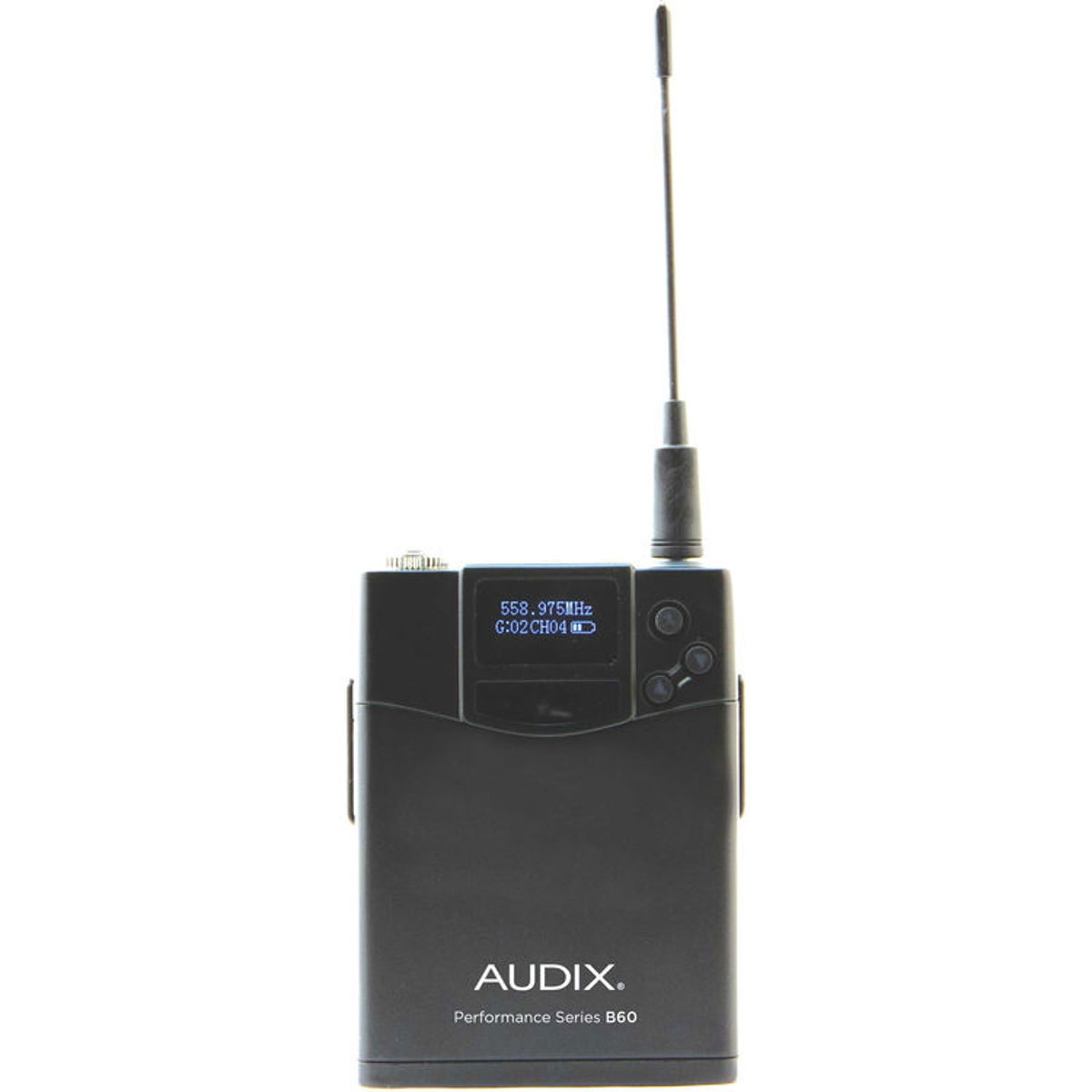

Audix Performance Series B60 64MHz Wireless Bodypack Transmitter (522-586MHz)