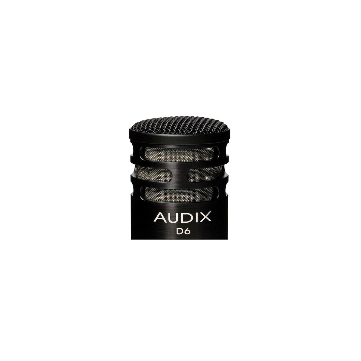 Image of Audix D6 Dynamic Cardioid Kick Drum Microphone