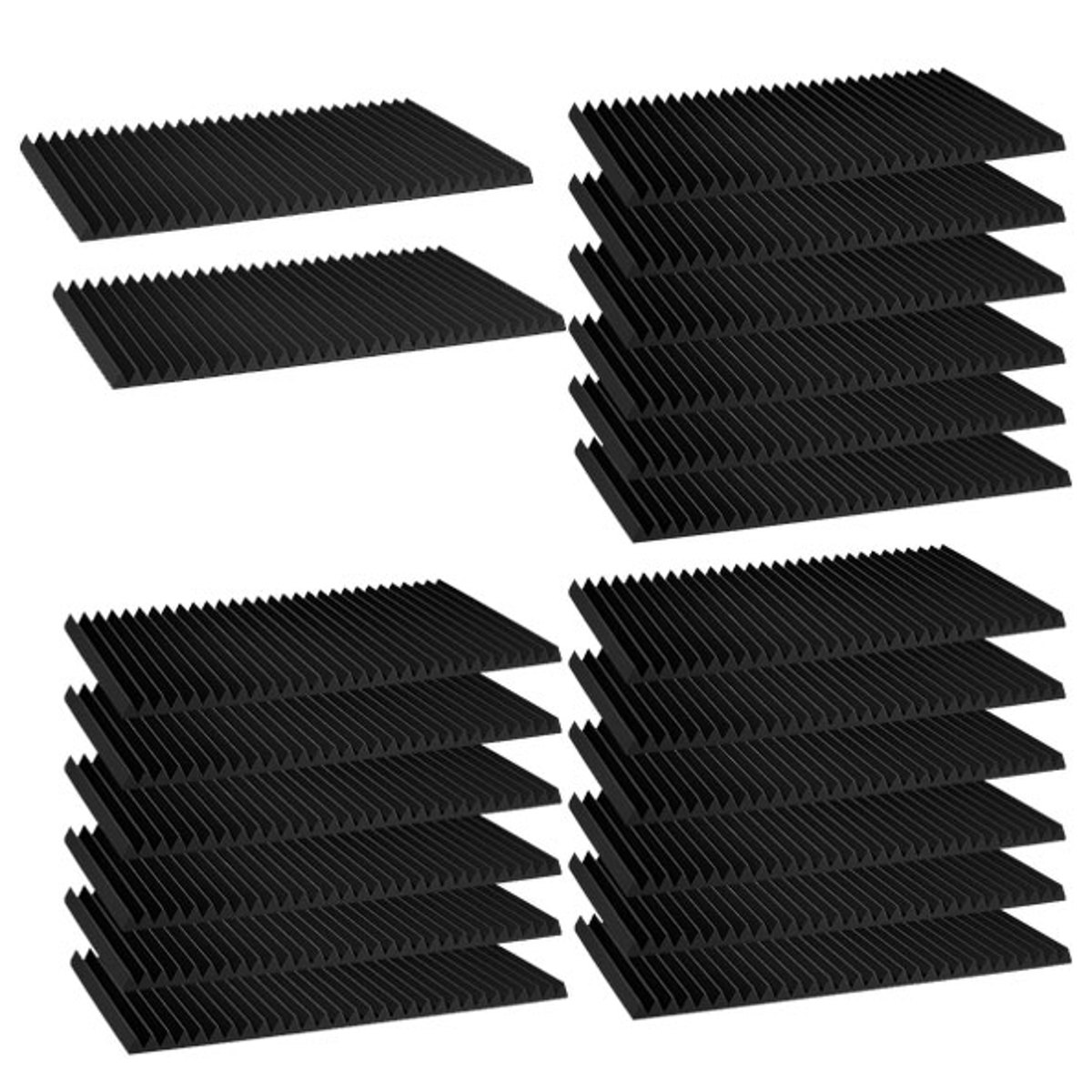 

Auralex 1x24x48" Studiofoam Wedge Panels, 20-Piece, Charcoal