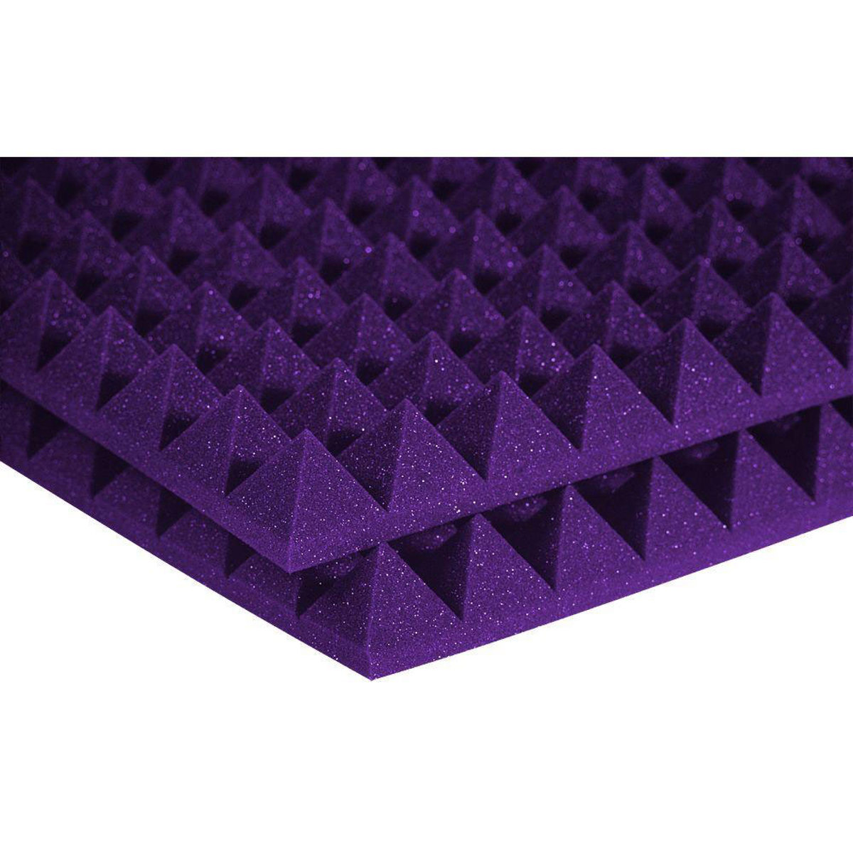 

Auralex 2x24x24" Studiofoam Pyramid Absorption Panels, 12 Pieces, Purple
