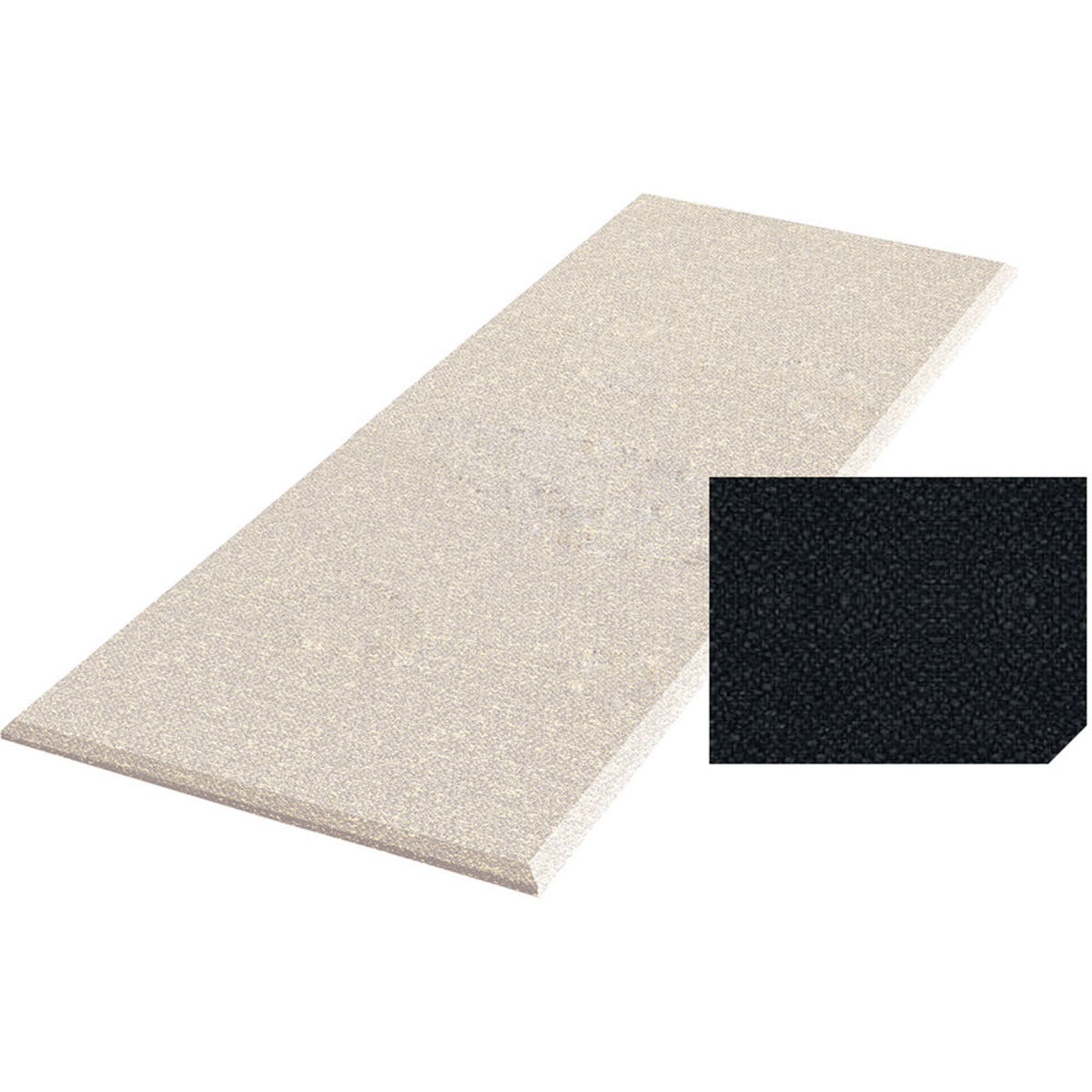 

Auralex 2x24x48" Acoustical Absorption ProPanel, 4 Cloud Anchors, Ebony Fabric
