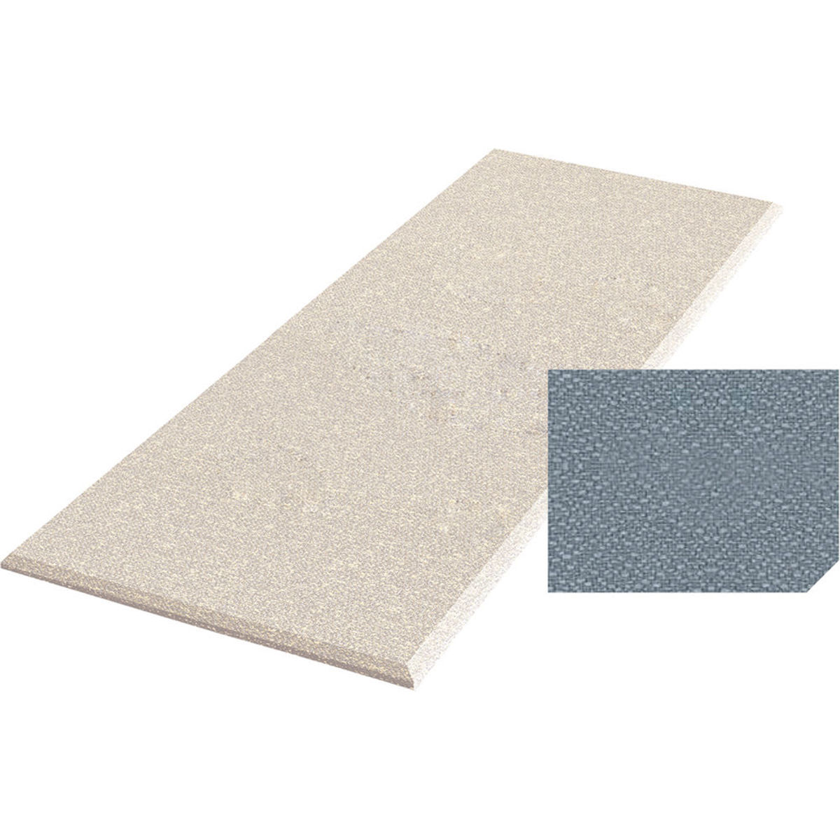 

Auralex 2x24x48" Acoustical Absorption ProPanel, 4 Cloud Anchors, Shadow Fabric