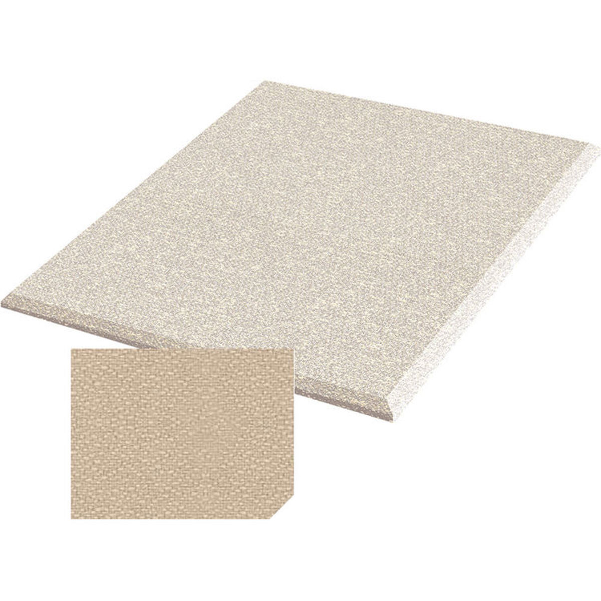 

Auralex 2x48x48" Acoustical Absorption ProPanel, 4 Cloud Anchors, Beige