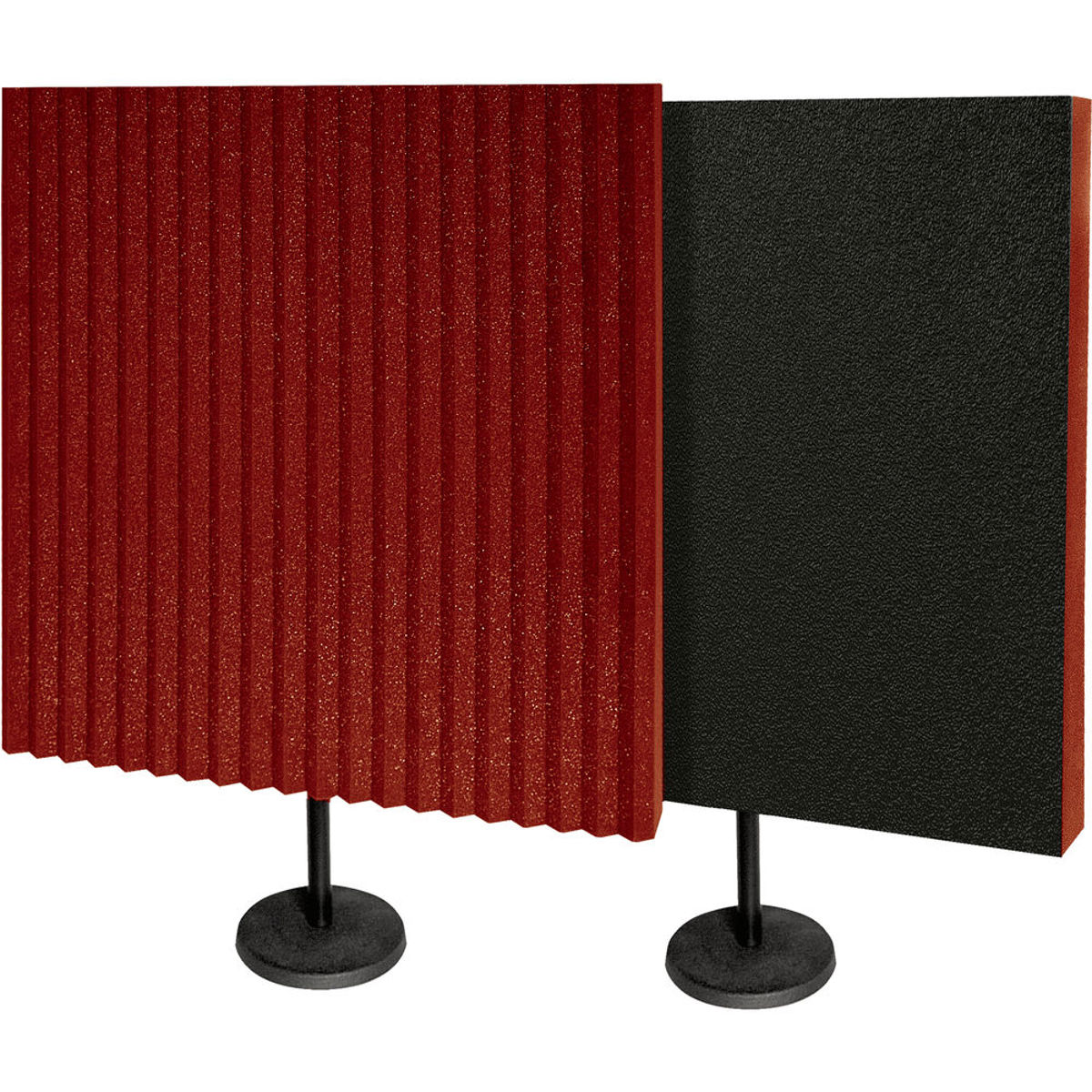 

Auralex DeskMAX 2'x2'x3" Acoustic Panel with Stand, Set of 2, Burgundy