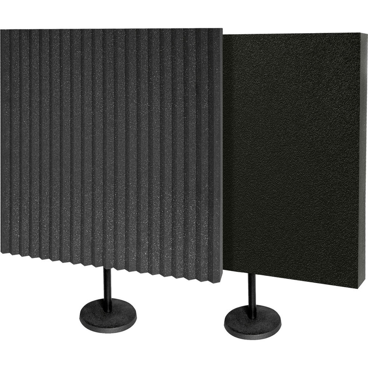 

Auralex DeskMAX 2'x2'x3" Acoustic Panel with Stand, Set of 2, Charcoal