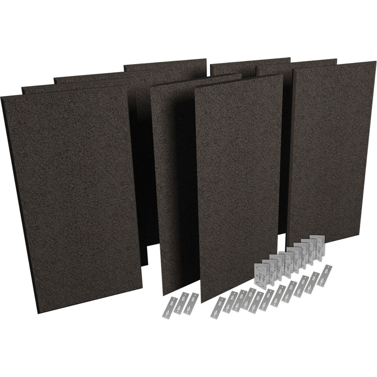 

Auralex ProPanel ProKit-1, 2 Mitered 2"x2'x4', 7 Beveled 2"x2'x4', Obsidian