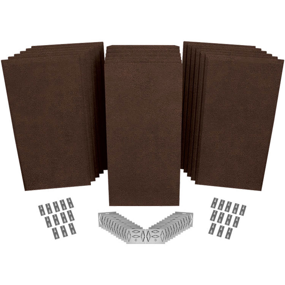 

Auralex SonoSuede ProPanel ProKit-2, 6 Mitered 2"x2'x4', Brown