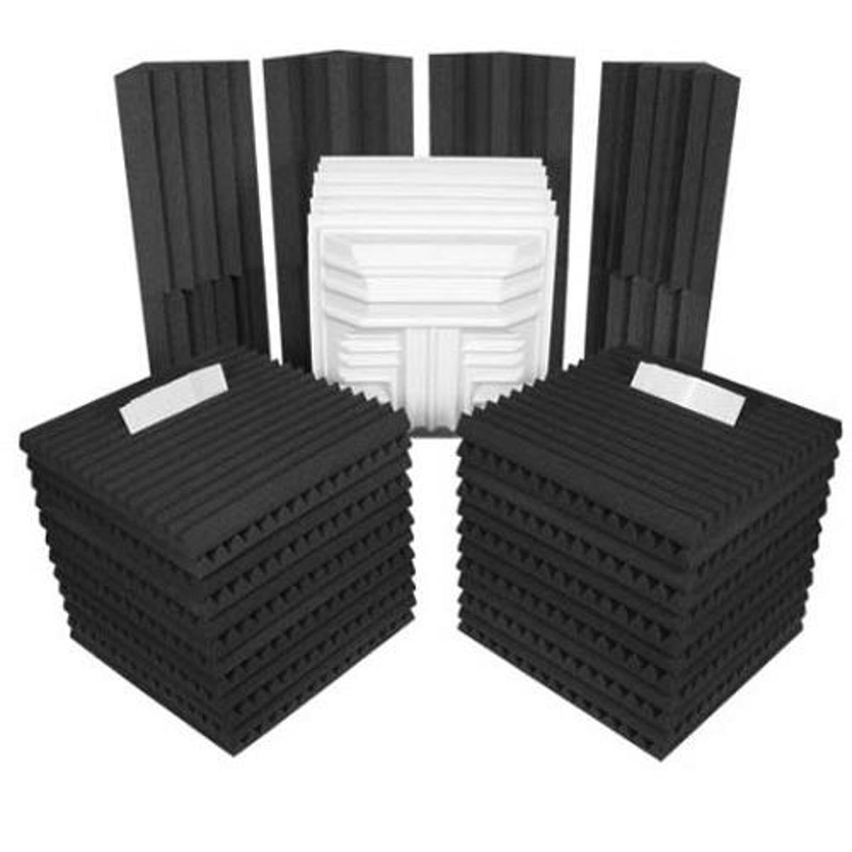

Auralex Deluxe Plus Roominator Kit, 24 Studiofoam Panels 2x24x24" (Charcoal)