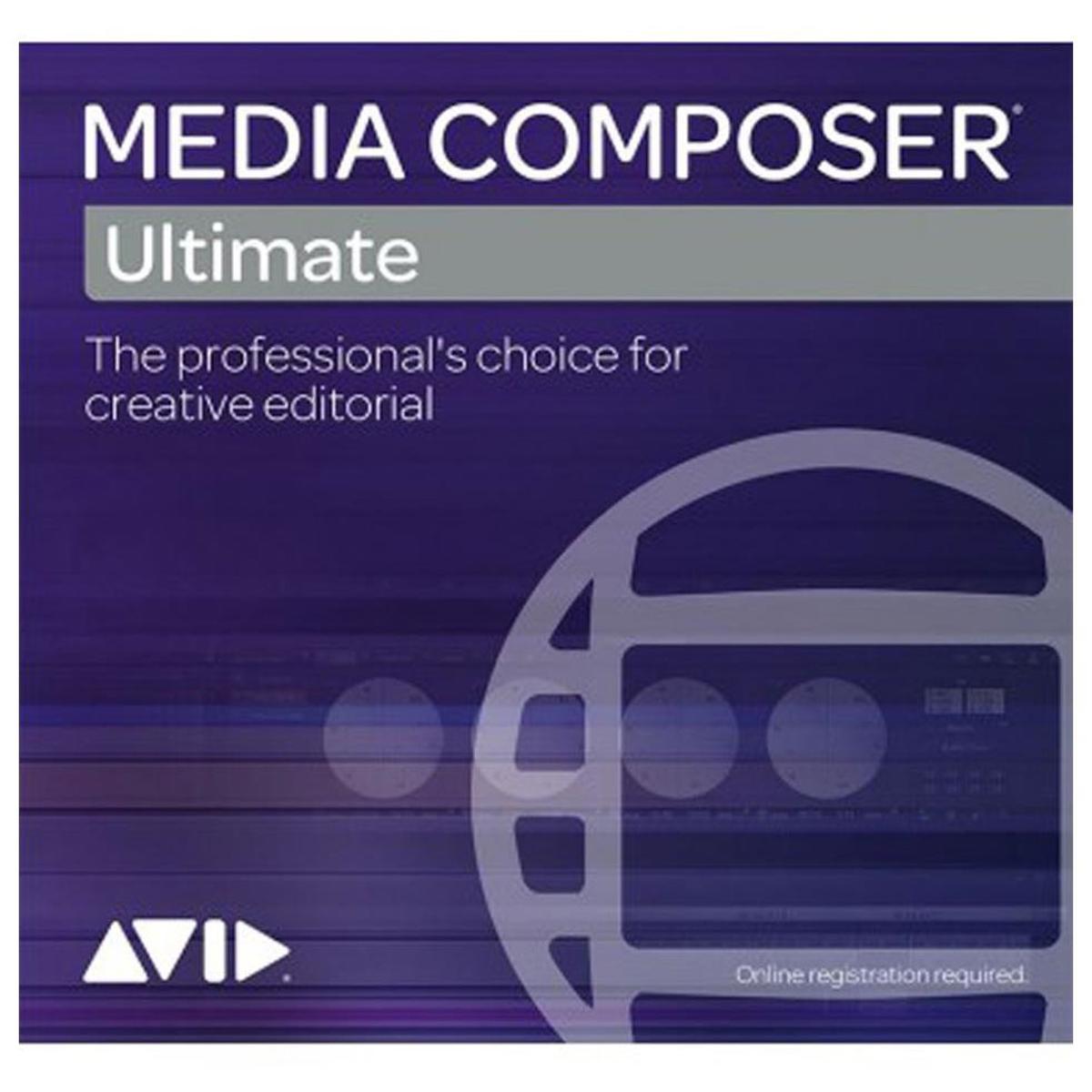 

Avid Media Composer Ultimate Software, 1-Year Subscription, Renewal, Download