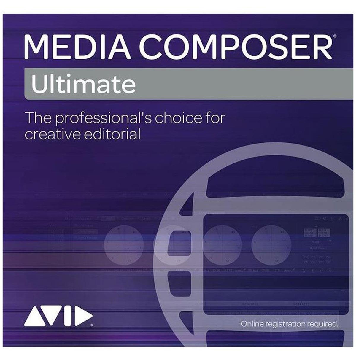 Avid Media Composer Ultimate Software, 1-Year Subscription, Edu, Download -  9938-30117-00