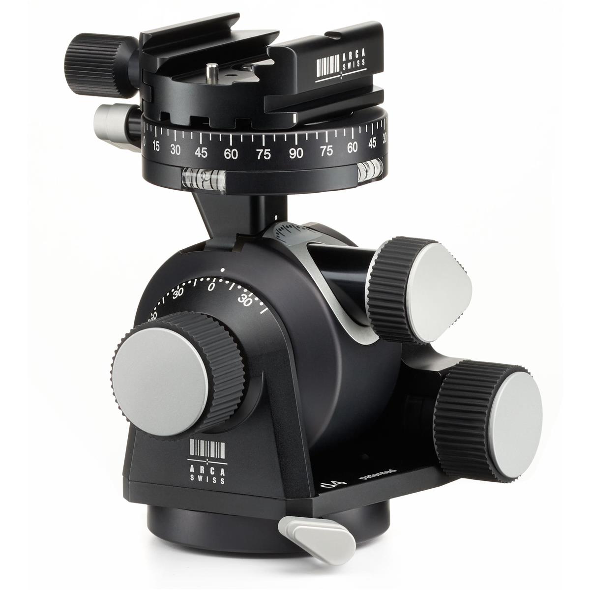 Image of Arca Swiss d4 Geared Tripod Head w/Quick Set Classic Device (Plate Not Included)
