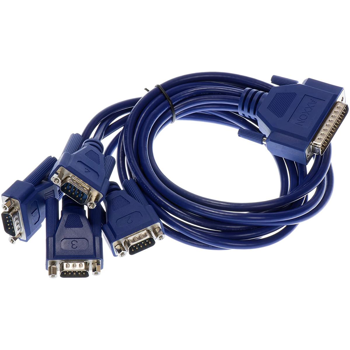 

Axxon 3' Cable for IC0545KB PCI Card - High Density 44 Male to 4 of DB9 Male