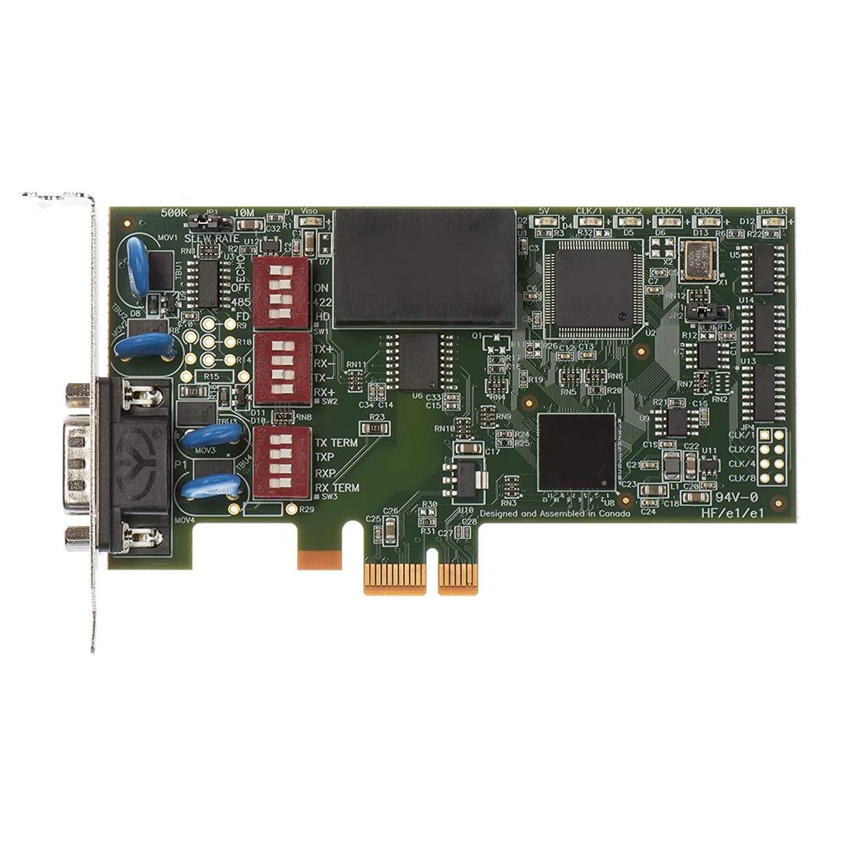 Image of Axxon 1 Port RS422/485 Galvanically Isolated (Industrial) Serial Card Adapter