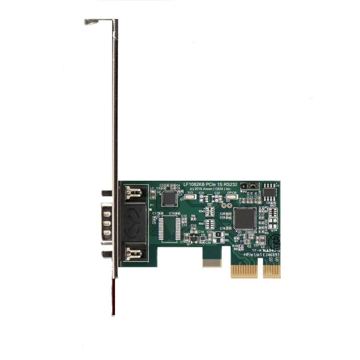 Image of Axxon Native PCI Express (PCIe) 1 Port RS232 Serial Card Adapter with DMA