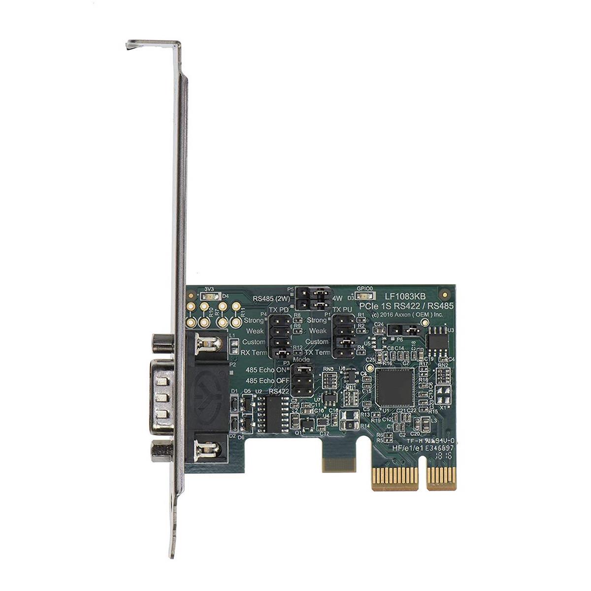 Image of Axxon PCI Express (PCIe) High Speed 1 Port RS422/RS485 Serial Adapter with DMA