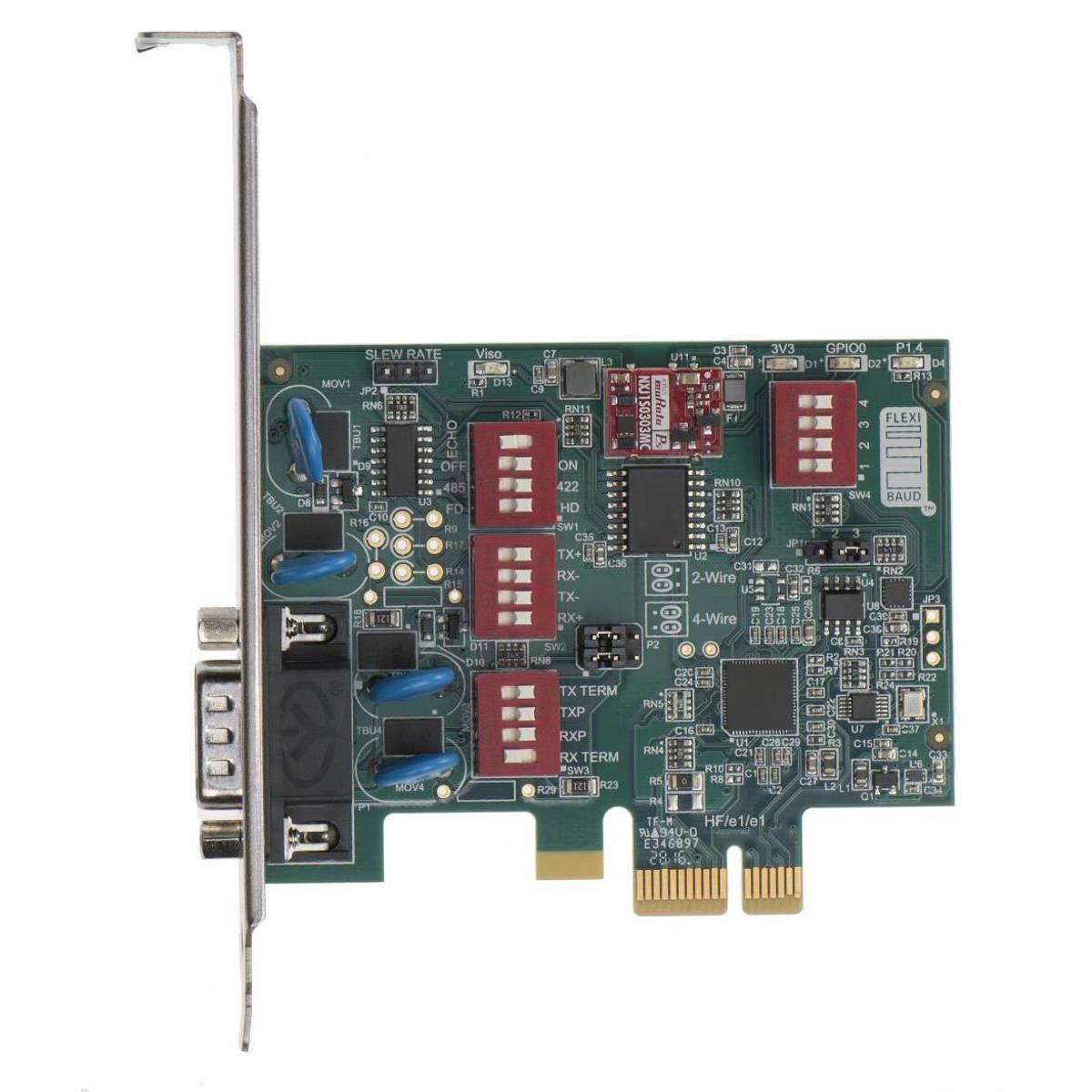 Image of Axxon 1 Port (PCIe) Galvanically Isolated RS422/RS485 Host Card Adapter with DMA