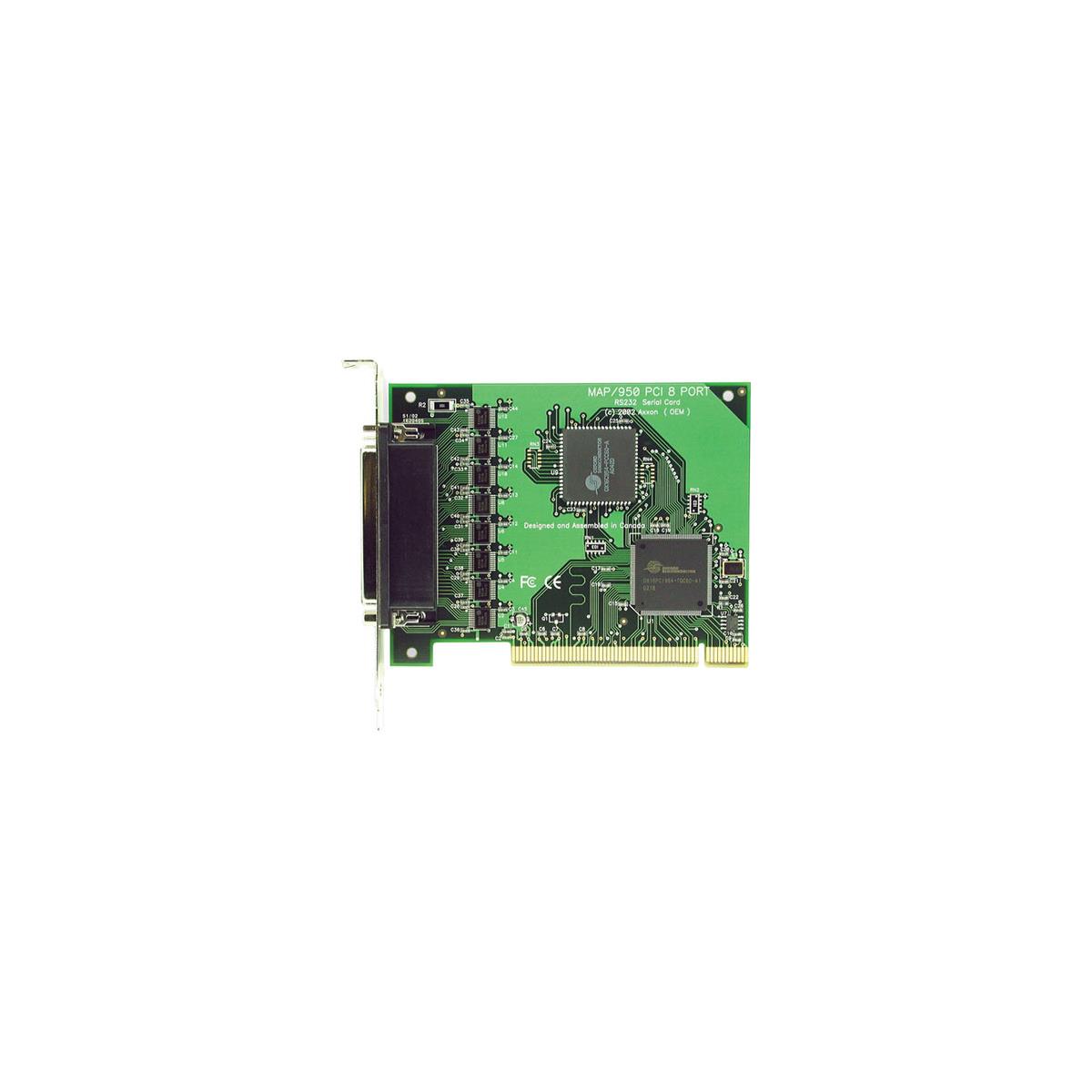 Image of Axxon Single PCI Slot 8-Port RS232 I/O Card