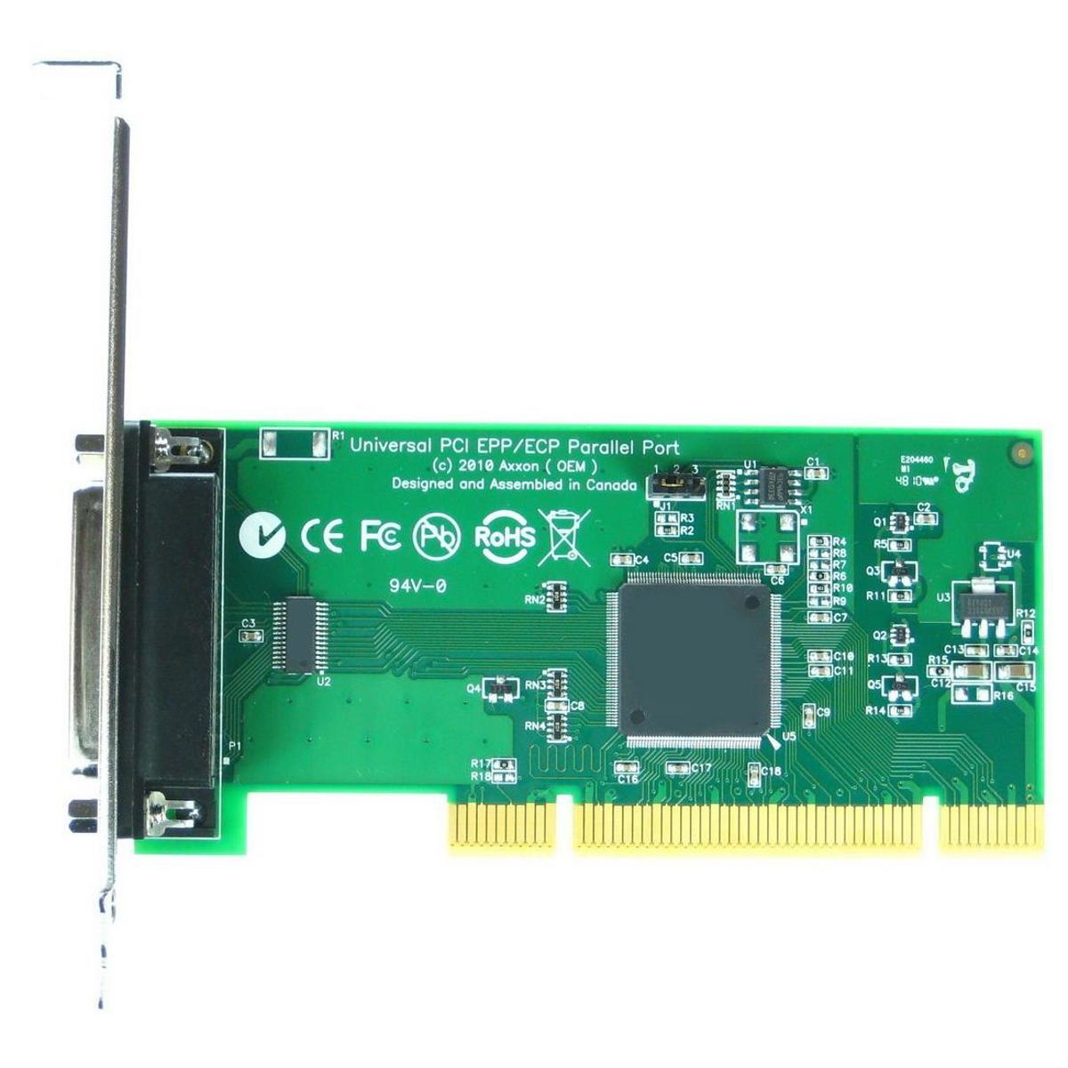 Image of Axxon Rev B Universal PCI Bus EPP/ECP Parallel Port Host Adapter