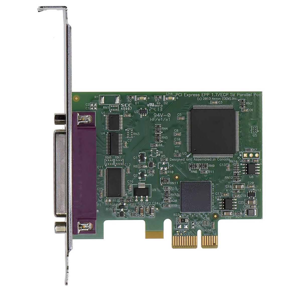 Image of Axxon 1 Port Parallel PCI Express Controller Card