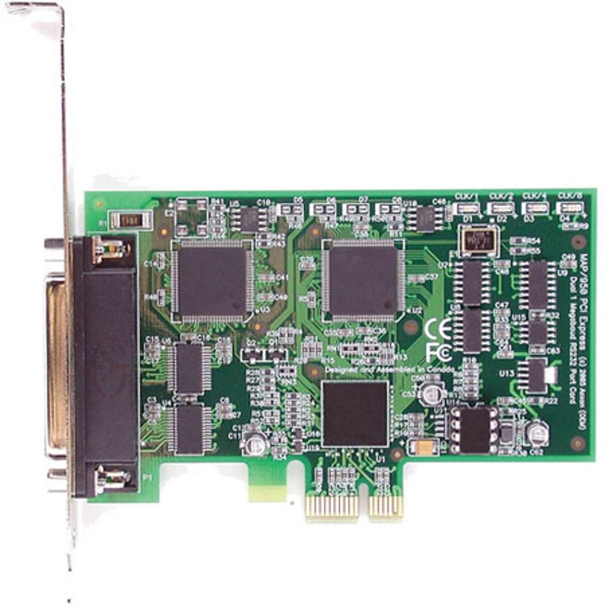 Image of Axxon 2 Port RS232 PCI Controller Card with Complex Cable