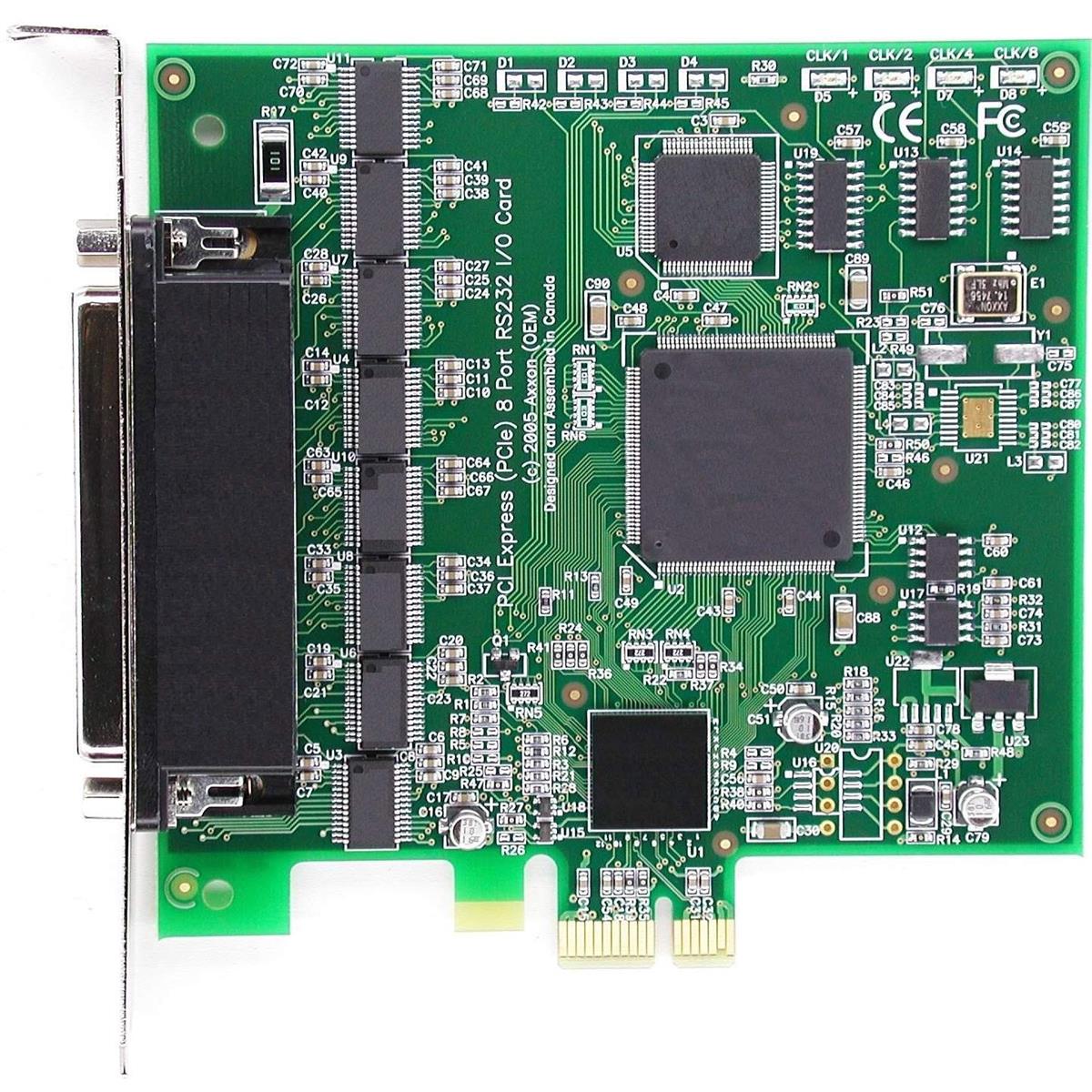 Image of Axxon HP 493016-001 8-Port RS232 PCIe Controller Card