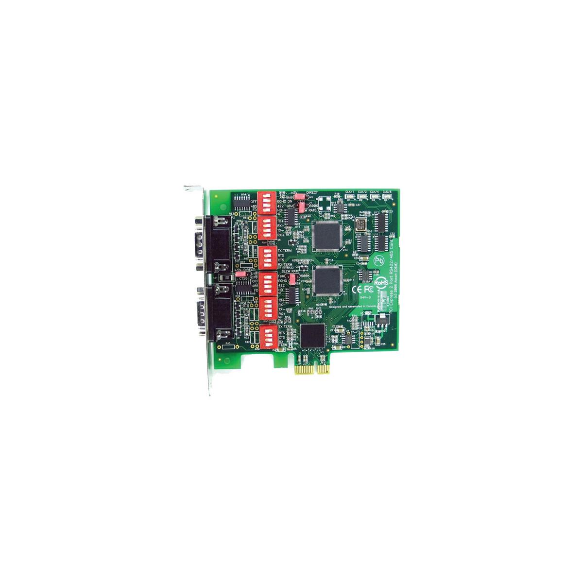 Image of Axxon 2 Port RS422/RS485 PCI Express Controller Card