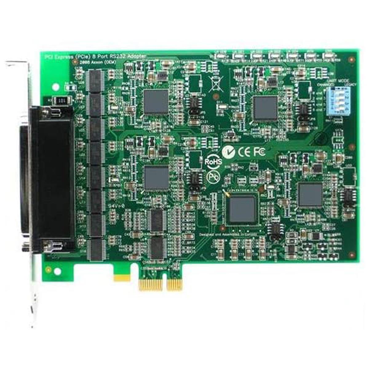 Image of Axxon Universal PCI 8 Port RS232 Serial Adapter Card