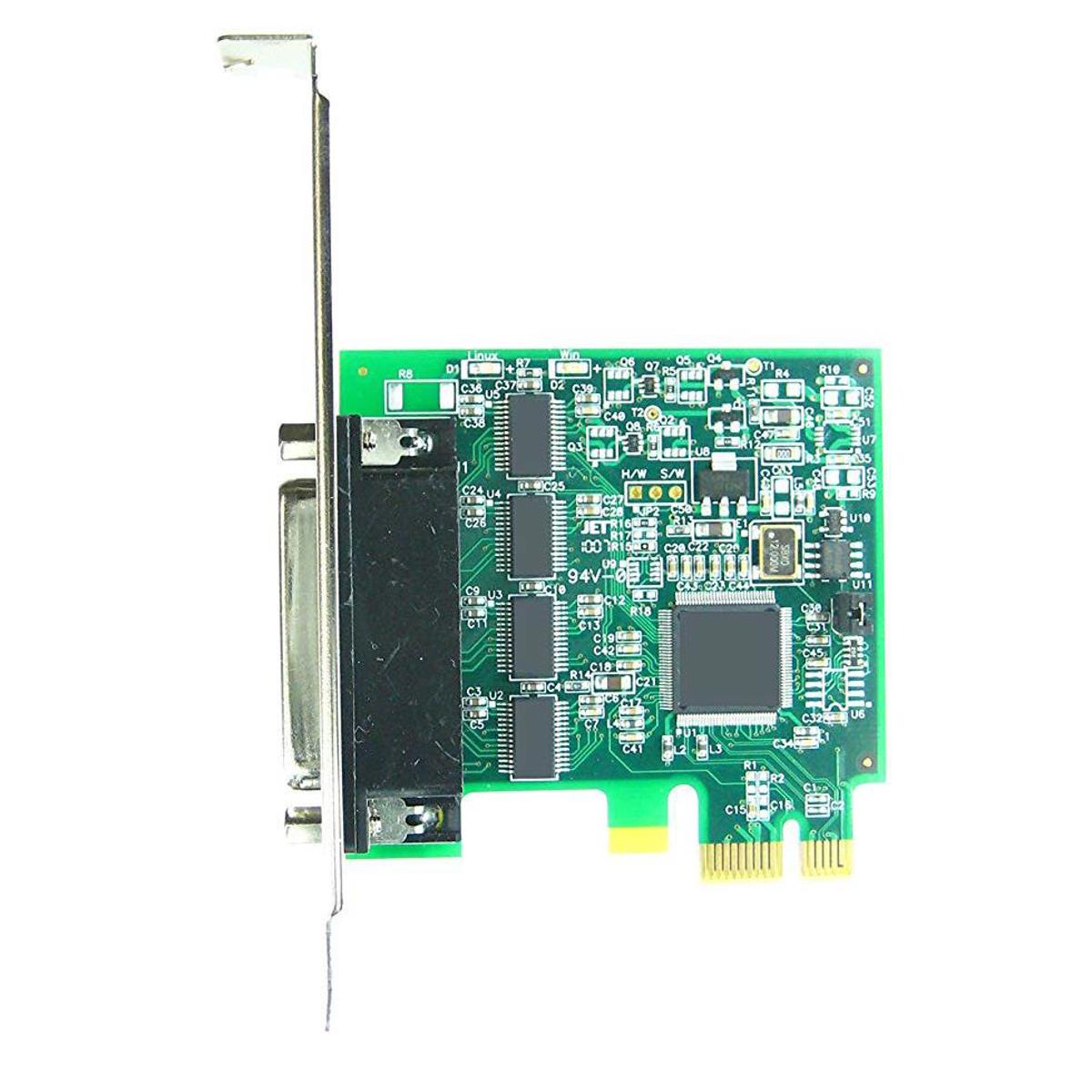 

Axxon PCI Express (PCIe) 4 Port RS232 Serial Card Adapter with Cable