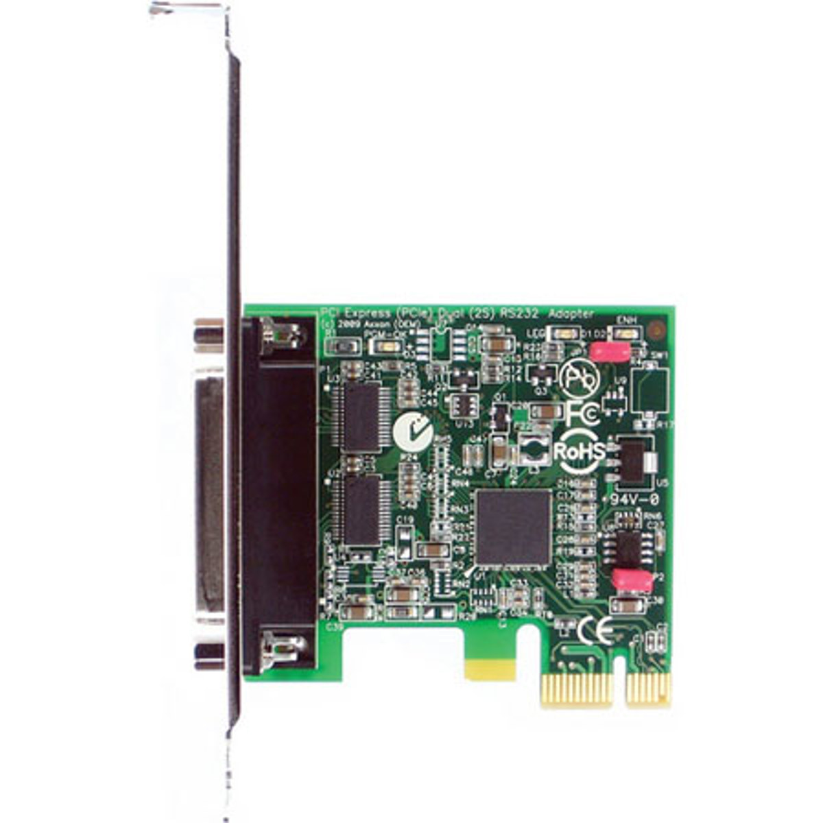 Image of Axxon 2 Port RS232 PCI Express Controller Card