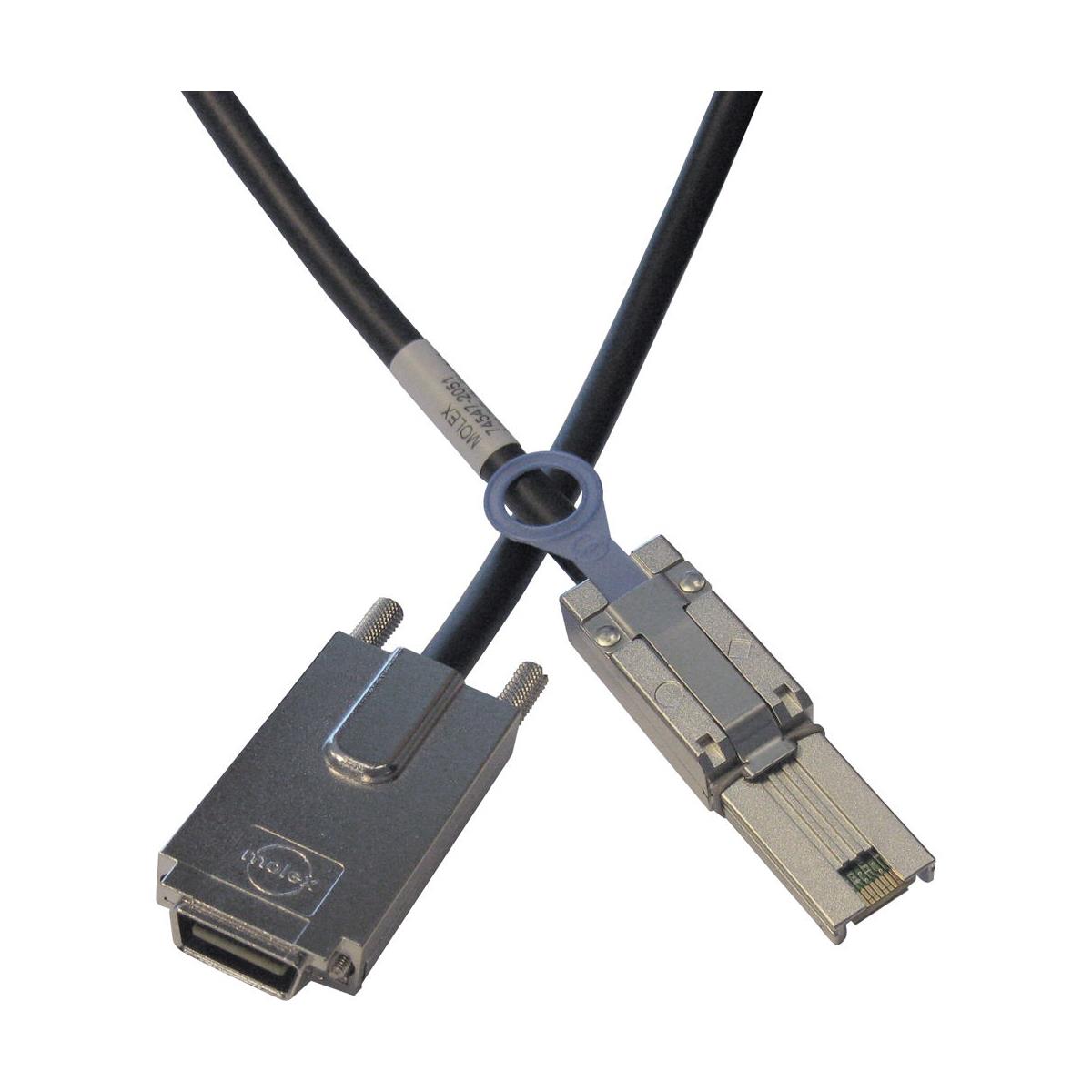 Image of ATTO Technology 1m (3.28') External SFF 8088 to Infiniband SFF 8470 Cable