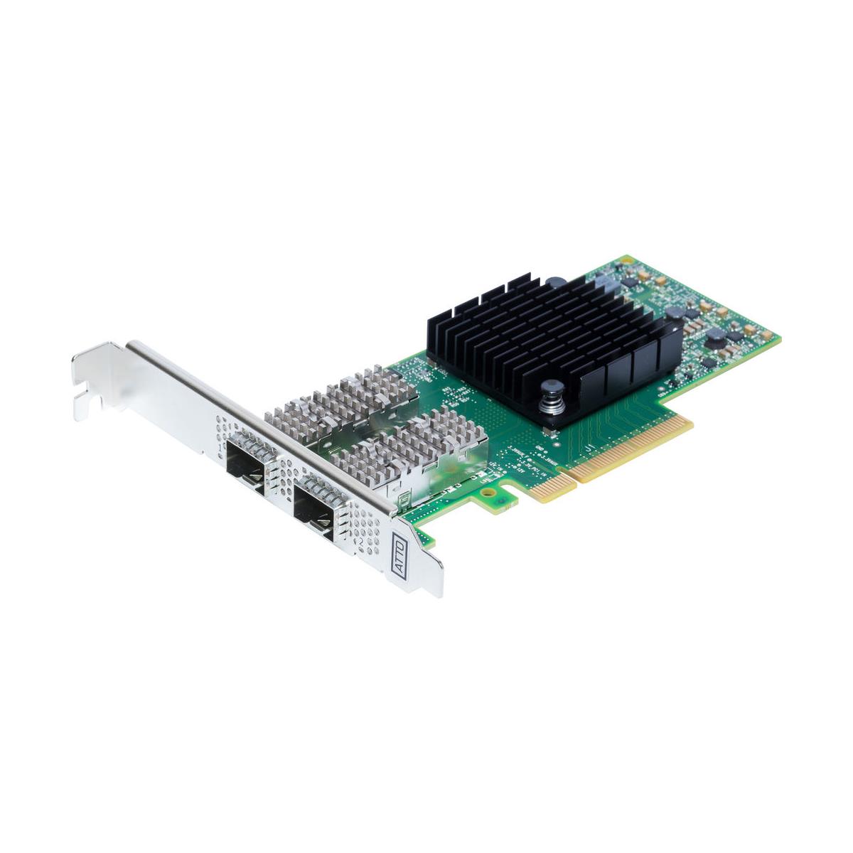 Image of ATTO Technology FastFrame N322 SFP28 Dual Port 25GbE PCIe 3.0 Network Adapter
