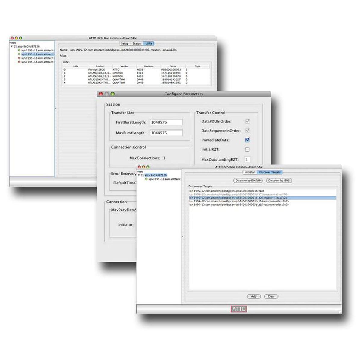 

ATTO Technology Xtend SAN iSCSI Initiator for Mac OS X, 1 User License