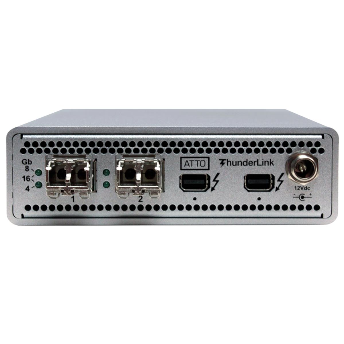

ATTO Technology FC 2162 2-Port 20Gb/s Thunderbolt2 to 2Port 16Gb/s Fiber Adapter