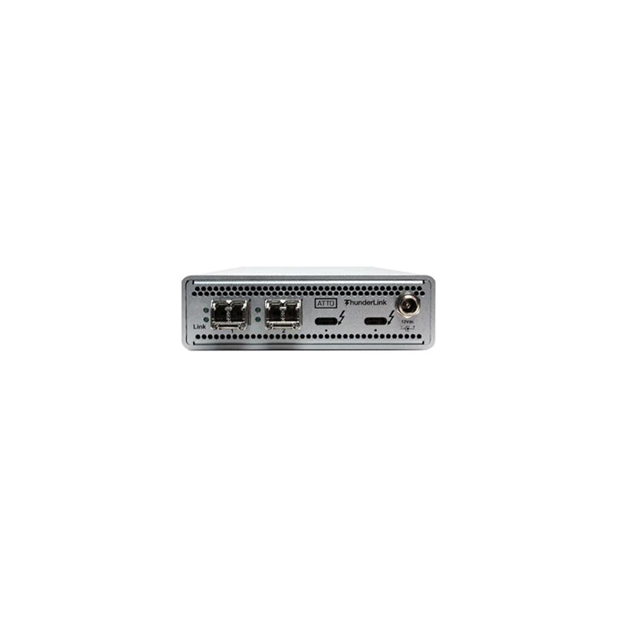 Image of ATTO Technology ThunderLink NS 3102 40Gb/s Thunderbolt 3 to 10GbE (SFP+) Adapter