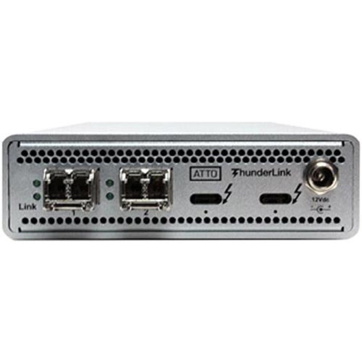 Image of ATTO Technology ThunderLink NS 3102 40Gb/s Thunderbolt 3 to 10GbE (SFP+) Adapter