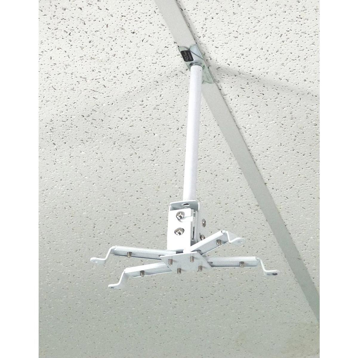 

Alzo Digital ALZO Digital Short Suspended Drop Ceiling Video Projector Mount, Scissor Clamp