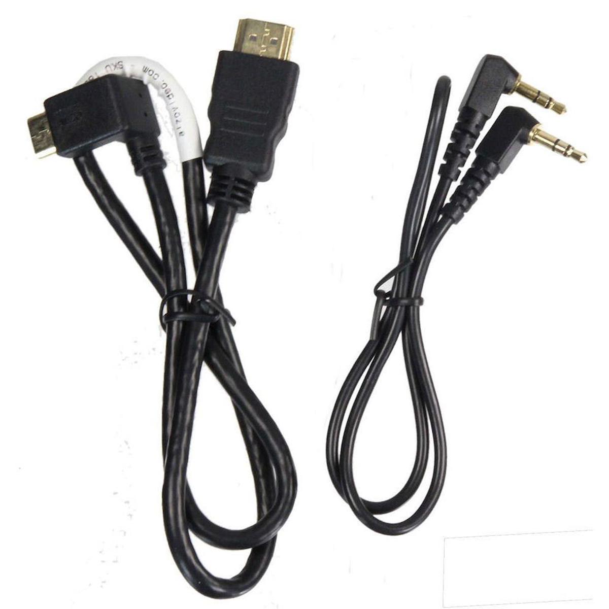 Image of Alzo Digital HDMI &amp; Stereo Audio Cord Set for Nikon Cameras