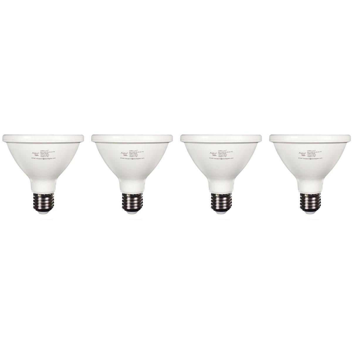 

Alzo Digital Joyous Light PAR30 12W Full Spectrum LED Spotlight Bulb, Pack of 4