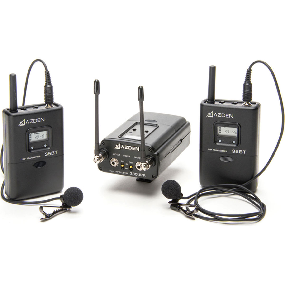 

Alzo Digital Azden 330LT Dual-Channel Twin Body-Pack Combo System