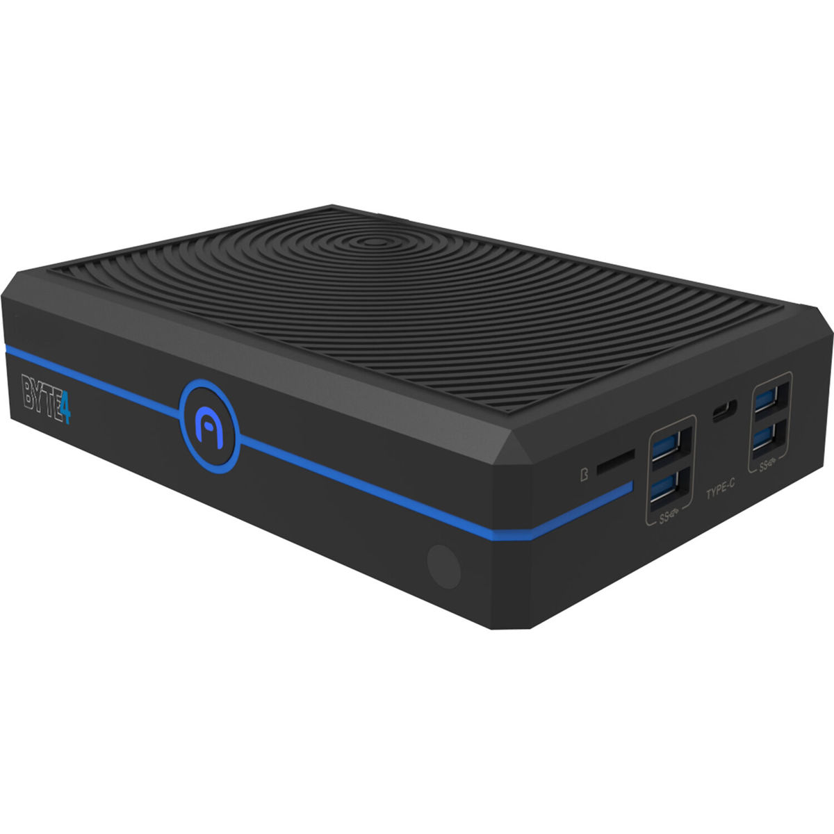 

Azulle Byte4 Essential Mini Desktop w/Active Cooling,Celeron N3350,4GB,64GB,W10P