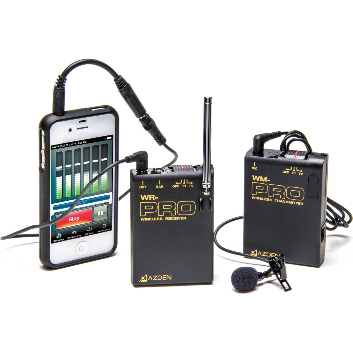 

Azden WLX-PRO Camera Mountable VHF Wireless Microphone System