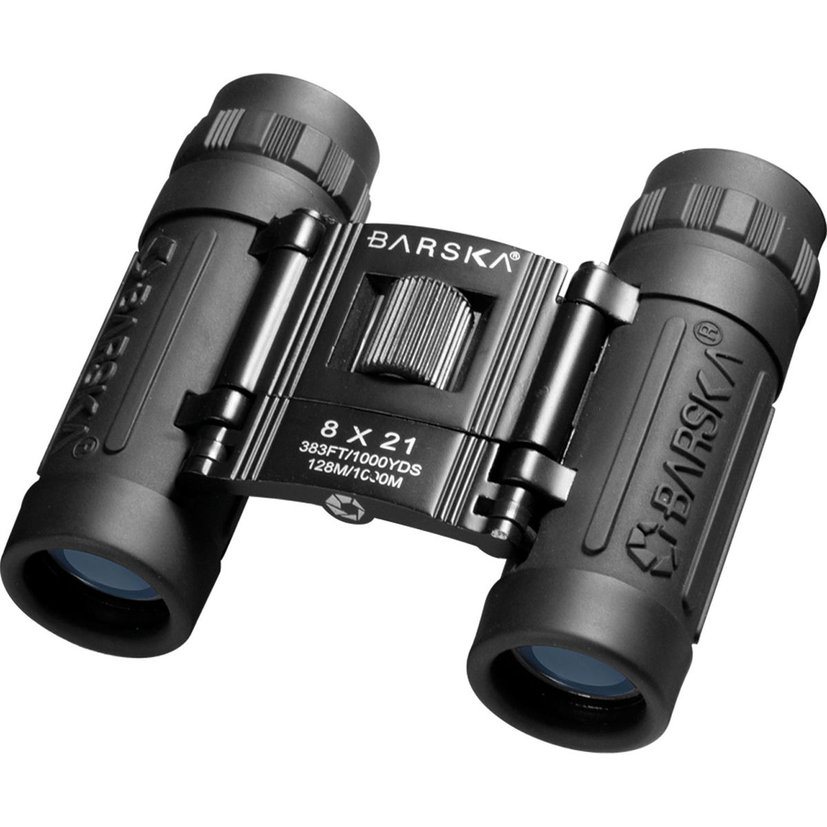 

Barska 8x21 Lucid View Roof Prism Binocular, 7.3 Degree Angle of View, Black