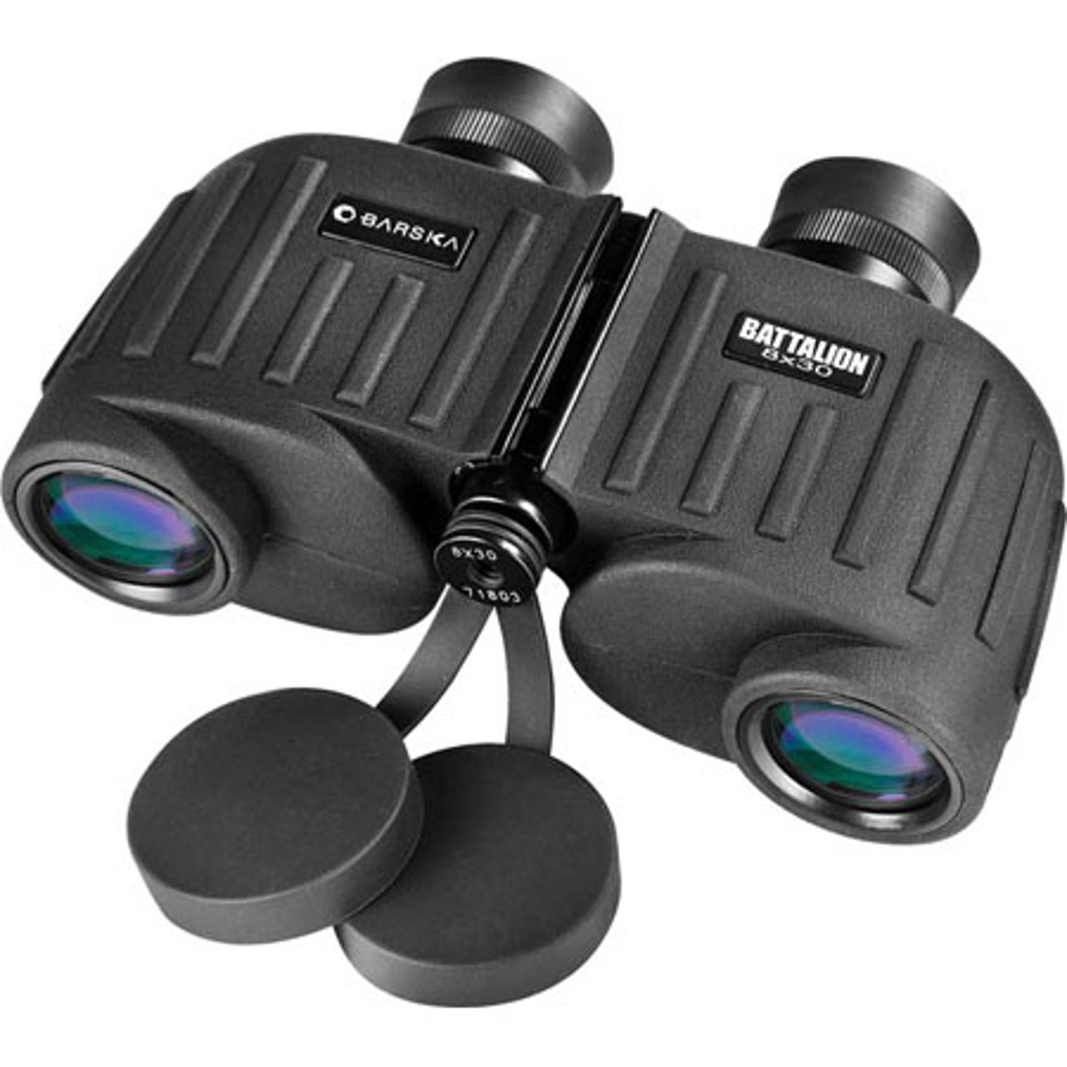 

Barska 8x30 Battalion Porro Prism Binocular, 8.1 Deg Angle of View, Rangefinder