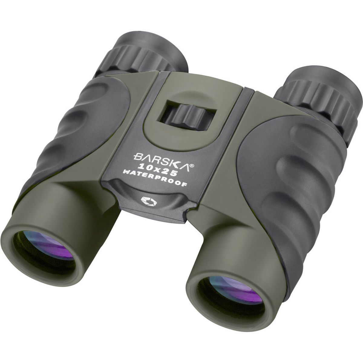 

Barska 10x25 Blueline WP Roof Prism Binocular, 5.8 Degree Angle of View, Green