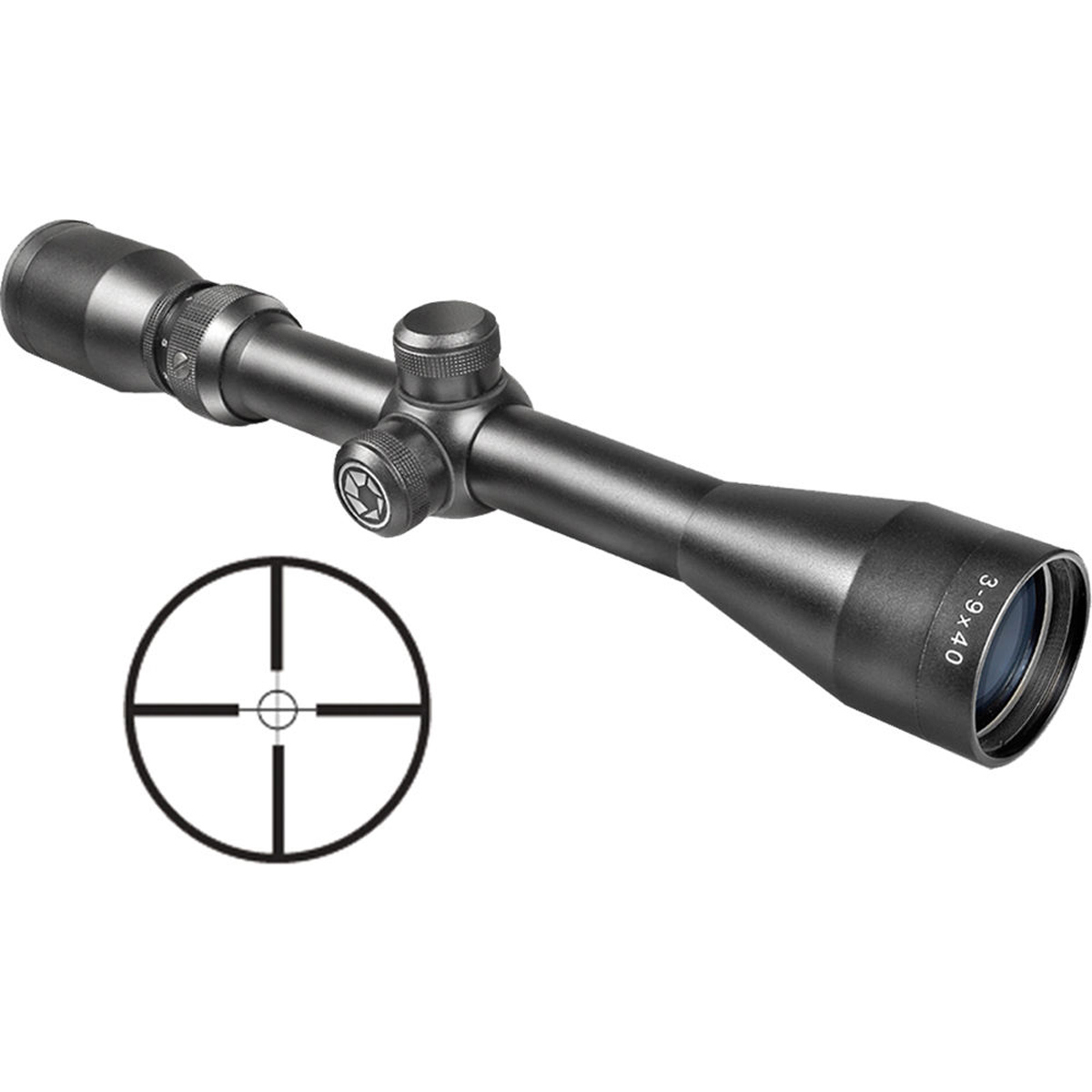 

Barska 3-9x40mm Huntmaster Riflescope, Easy Shot Reticle, 1" Center Tube