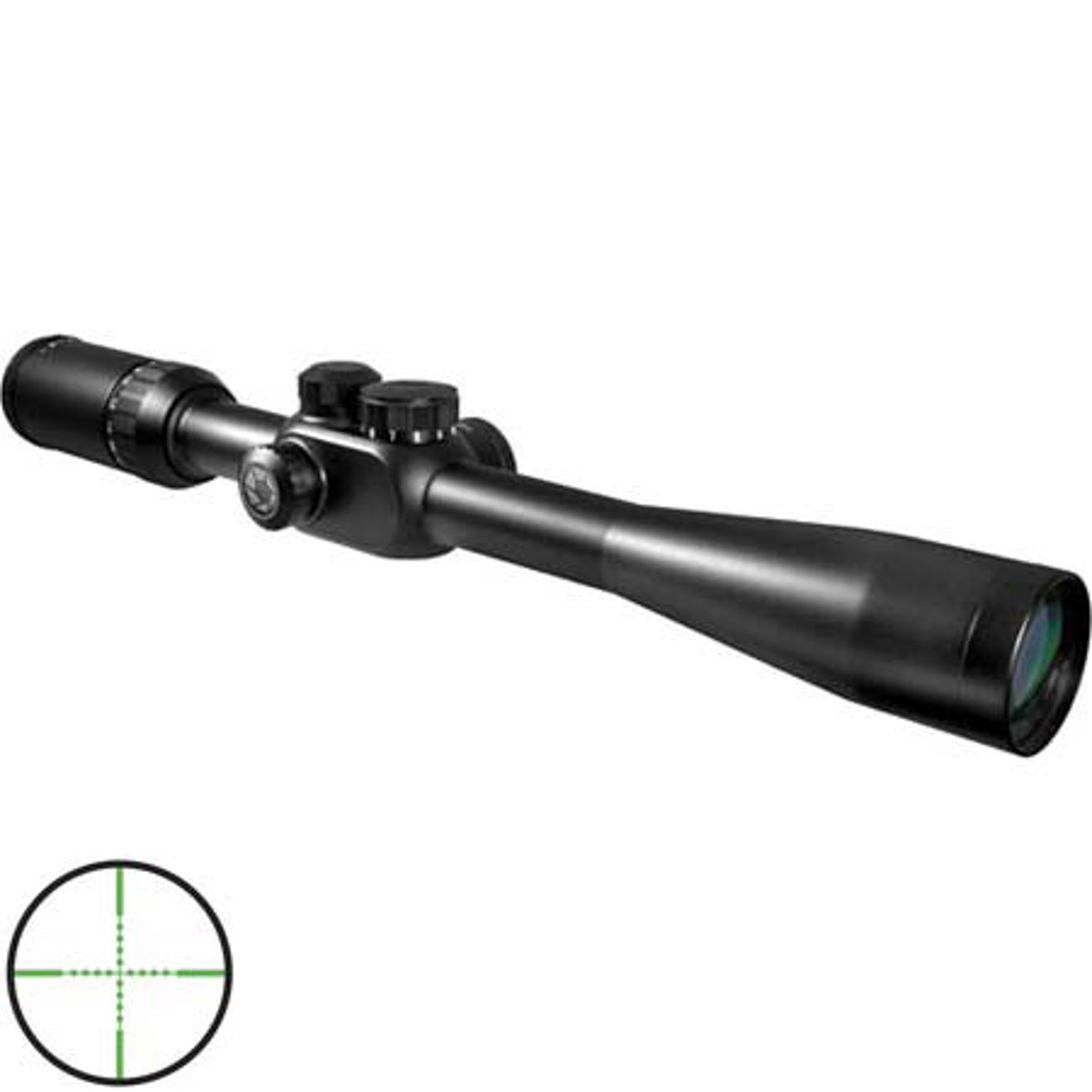 

Barska 6.5-20x40mm Tactical Riflescope, Illum FFP Mil-Dot Ret, Side Parallax, 1"